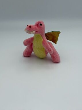 Vintage 1986 Tara Toys Kuddlee Baby Saurus Dinosaur Plush